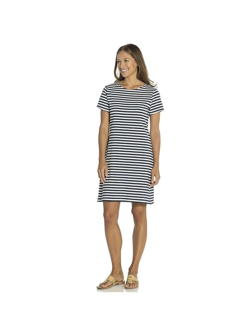 Sail to Sable Nautical Striped Mini Dress